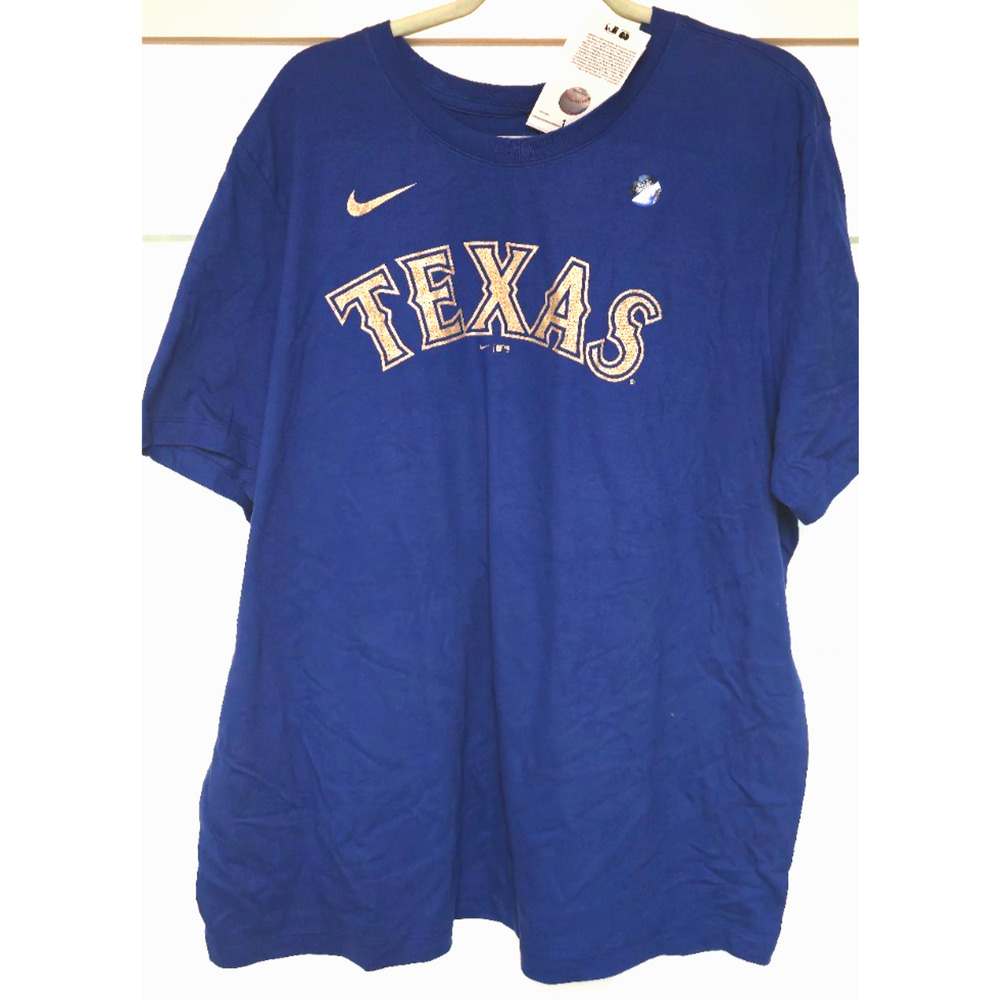 NWT Nike Texas Rangers Josh Jung 6 2023 World Series Champions T Shirt XXL NEW